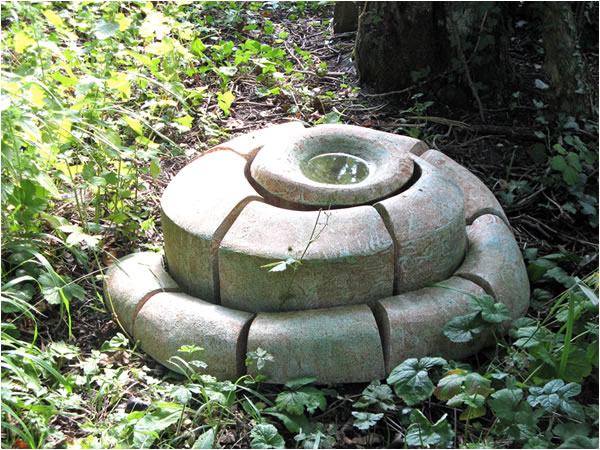 Spiral Bird Bath